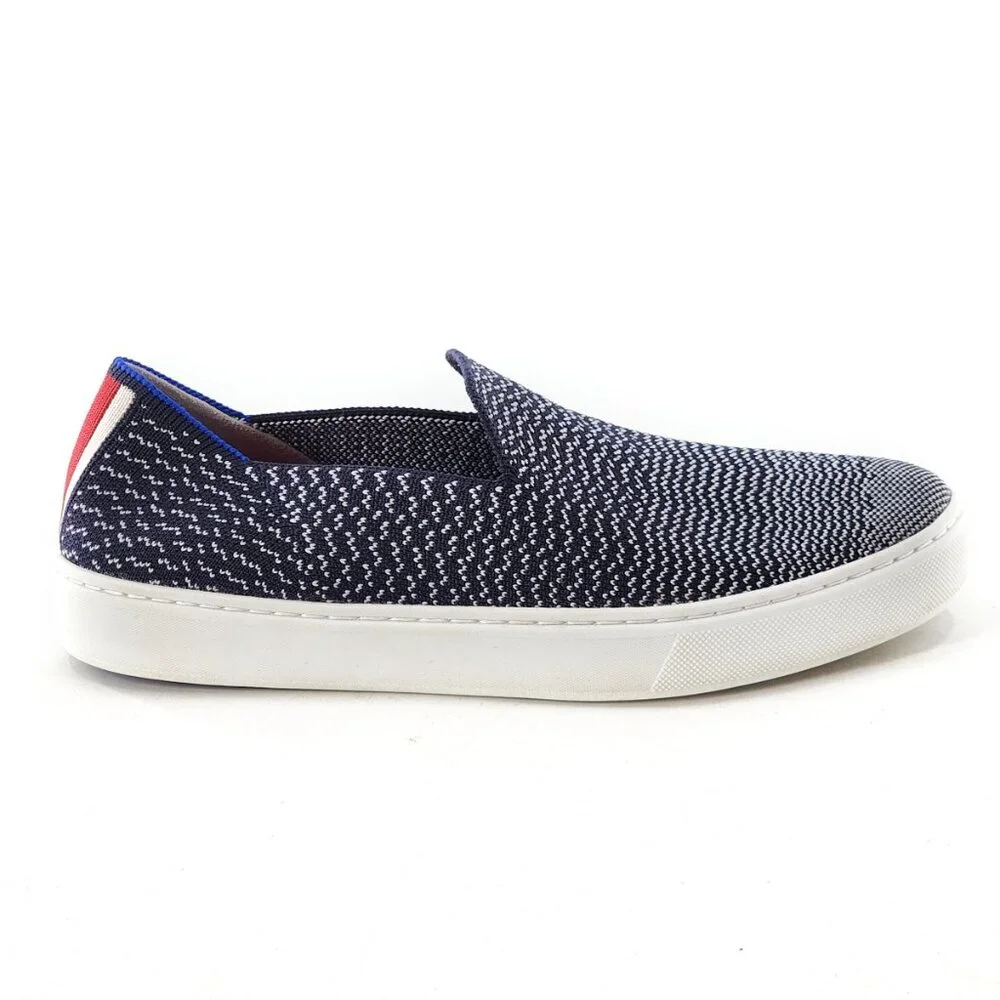 ROTHY'S City Loafer Sneaker Slip‎ On Shoe Maritime Gradient Navy Blue